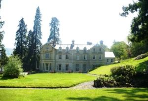 Broneirion house from the lawns