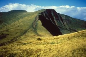 Beacons Way -   Pen y fan from Cribyn